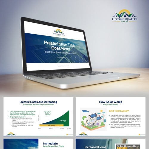 "Solar Sales Presentation" winning PowerPoint template by Wisden