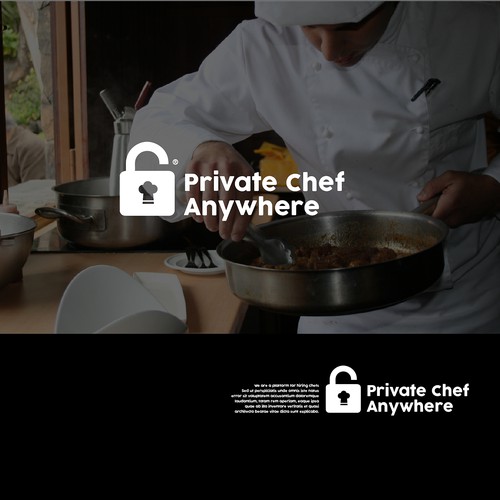 Logo for private chef platform Design by Fortuna Design