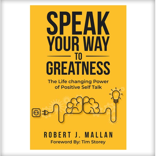 Speak Your Way to Greatness Book Cover Design Design by N&N Designs