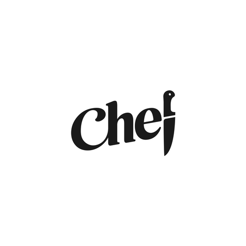 "CHEF": Food & Cooking Social Media Logo Design by Ricky Asamanis