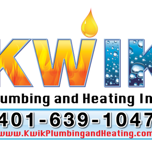 Create the next logo for Kwik Plumbing and Heating Inc. Diseño de DeBuhr