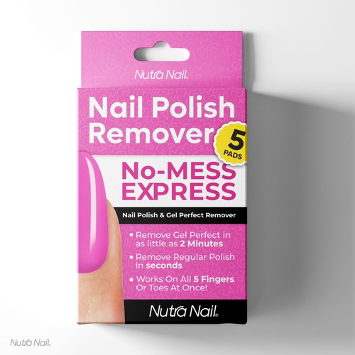 Nutra Nail Gel Remover Design by Seif.