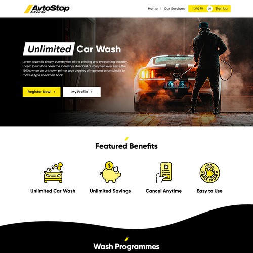 Car wash subscription Design by Dezine Crazy