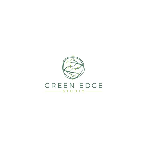 Design a nature-focused logo for Green Edge Studio, a sustainable landscape design start-up. Design by albert.d