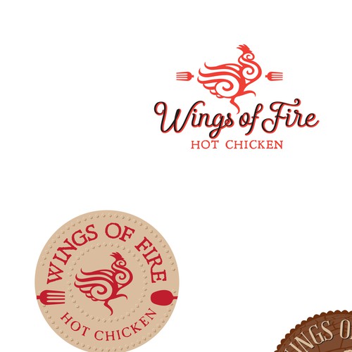 WINGS OF FIRE LOGO Design by Designus