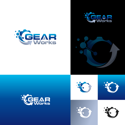 Bold identity for Gear Works — a new operating system for home service companies
