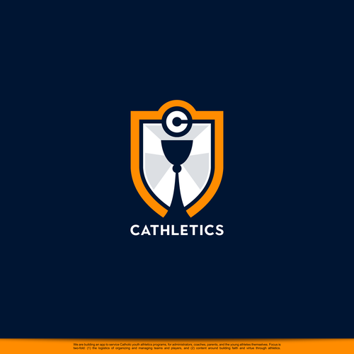 App branding: Christian Faith + Youth Athletics Design by DC | DesignBr