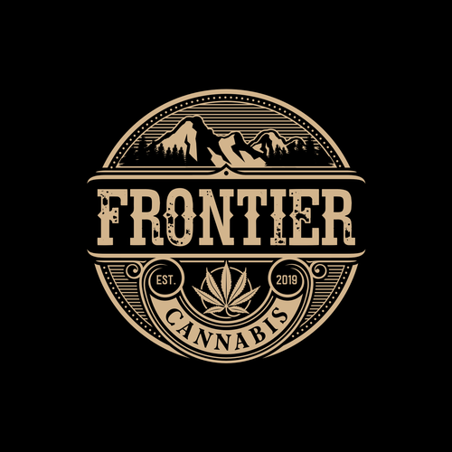 Design a West Coast Cannabis Retail Store Logo called Frontier Design by guinandra