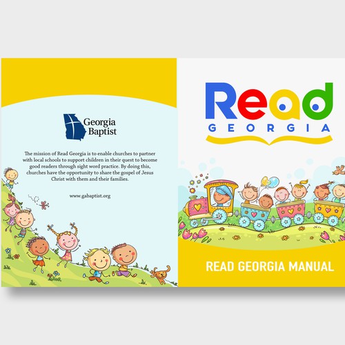 A book cover to inspire volunteers reading to children! Design by tumpa mistry