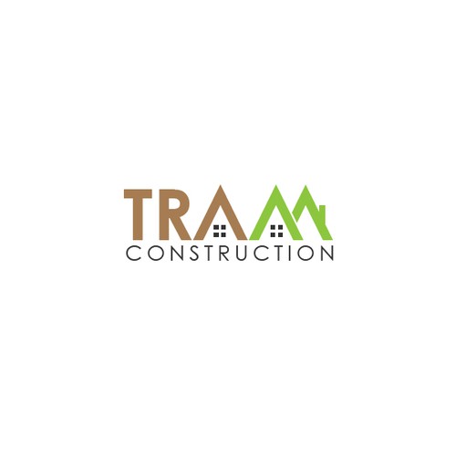 logo for TRAM Construction Design by Penxel Studio