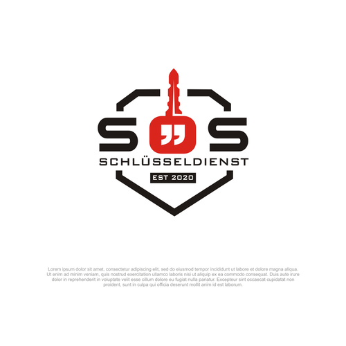 Nr.1 mobile locksmith in Frankfurt needs new serious and trustful LOGO Design Design by supri™