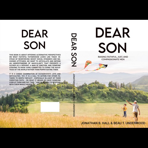 Dear Son Book Cover/Chalice Press Design by Mina's Design