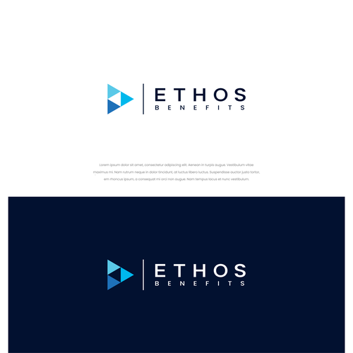 Ethos Benefits - Logo for Employee Benefits Consultant based on Concept of Ethos, Pathos, Logos Design by Wala!