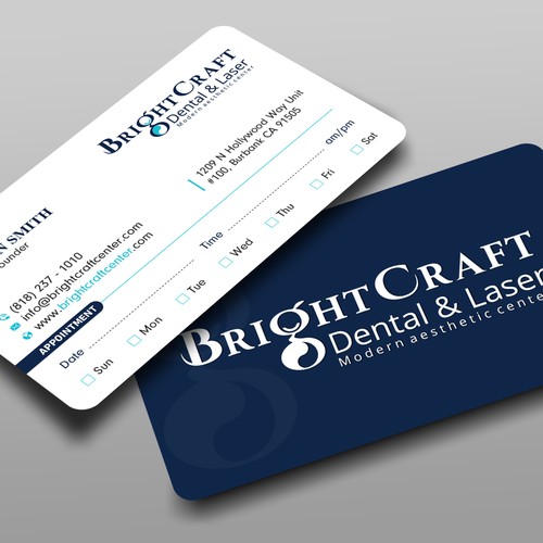 Modern Dental and Medical SPA business card Design von prosenjit_P