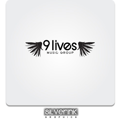 Design di 9 Lives Music Group Record Label LOGO di SilverInk