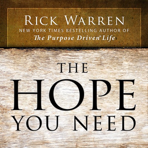 Design Rick Warren's New Book Cover Design von Brotherton