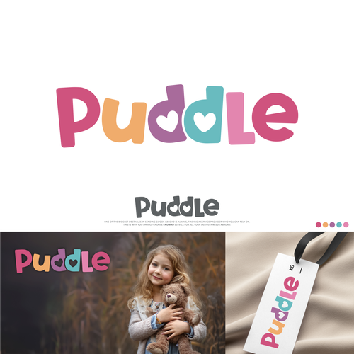 Design a fun and cute logo for an upcoming clothing brand for little girls Design by InTuos Pro