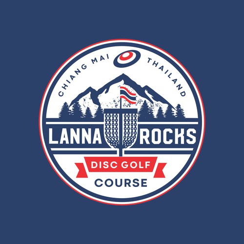 Logo Design for the gorgeous - Lanna Rocks Disc Golf Course - in Chiang Mai Thailand Design by Rozak Ifandi