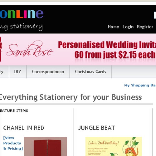 Banner Set for Stationery Online Ontwerp door acegirl