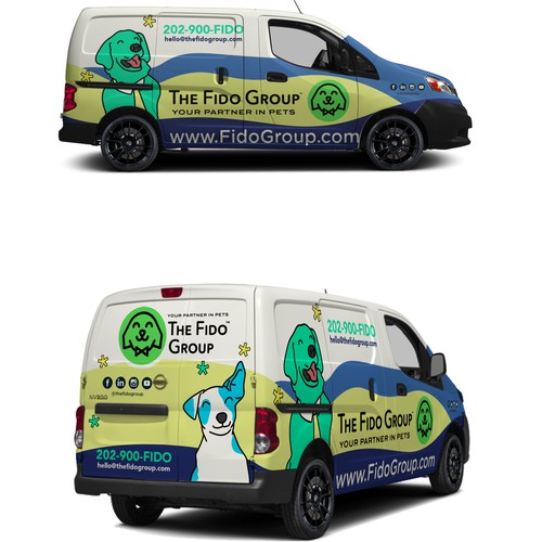 Sleek & simple van wrapping images for Google My Business Design by Priyo