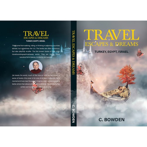 Cover for a travel/autobiography/brief essay book Design by MS_99