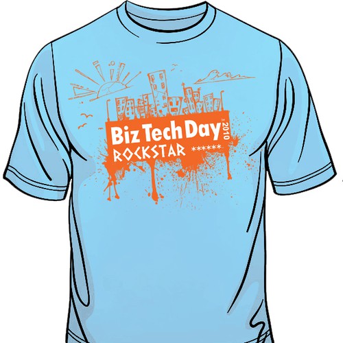 Give us your best creative design! BizTechDay T-shirt contest Design by MBUK