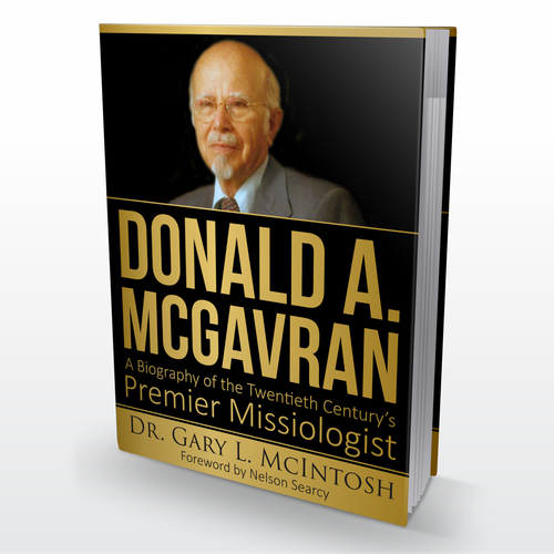 Create a compelling book cover design for an academic biography for Christian pastors and students Design by Arbëresh®