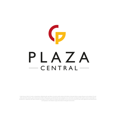 Logotipo Plaza Central Design by reflect the style ™