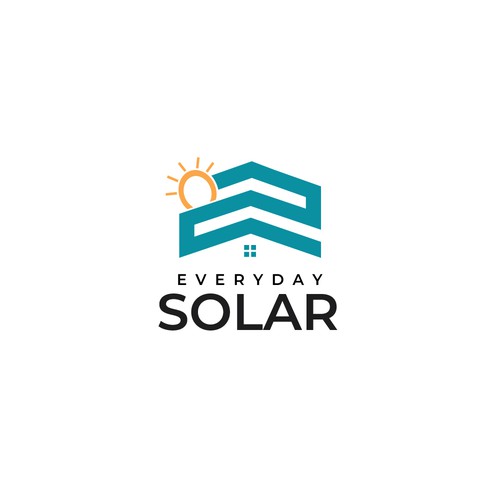 Everyday Solar Logo Design Diseño de designerbd360