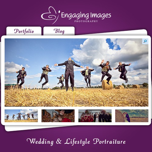 Wedding Photographer Landing Page - Easy Money! Design by csDesigns