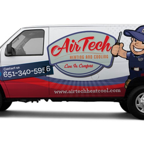 Create the next signage for Airtech heating and cooling Design by Priyo