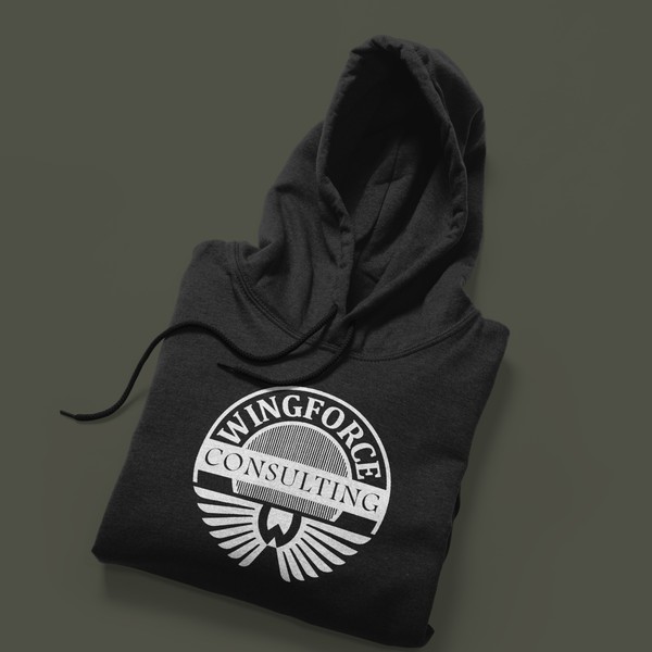 Wingforce consulting - retro logo