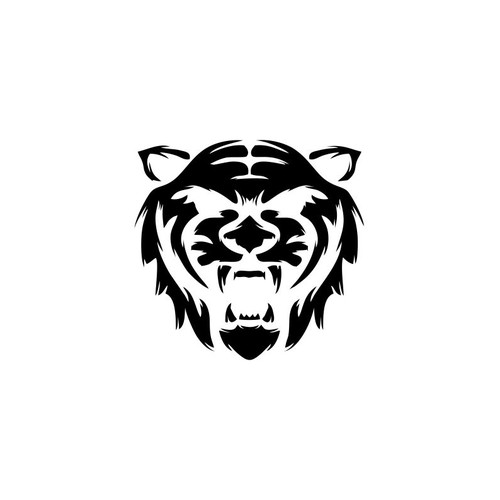 Design di ➤ TIGER HEAD LOGO (Black) di Duuqi_