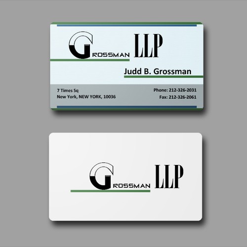Help Grossman LLP with a new stationery Design por AKenan