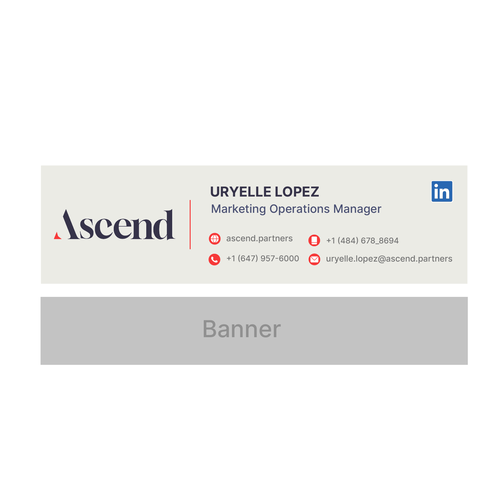 Design di Ascend Partners New Branded Email Signature di Ganesh Anvekar