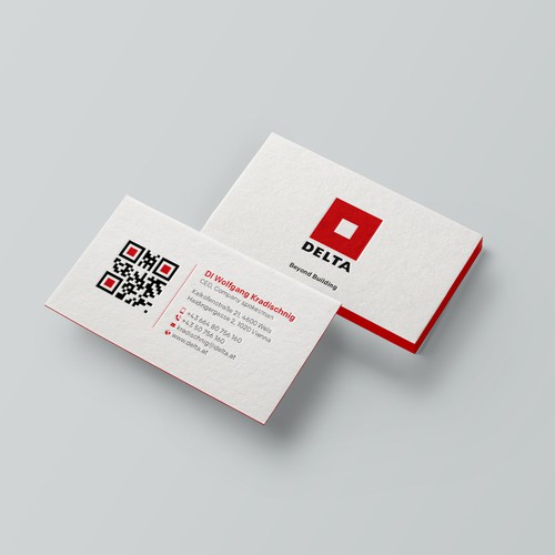 DELTA Business Card Relaunch Design réalisé par Design"Glory"