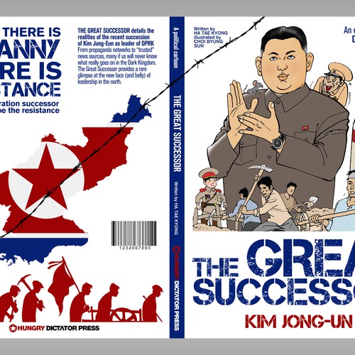book cover for Hungry Dictator Press Design por Proi