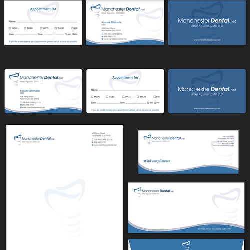 Designs | Dental stationary and business card | Stationery contest