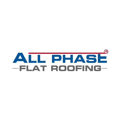 Flat Roofing Company Contest Design by ThinkART