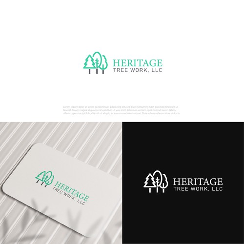 Design a money-attracting logo and business card for a tree service company. Design by Ezekiel Marian