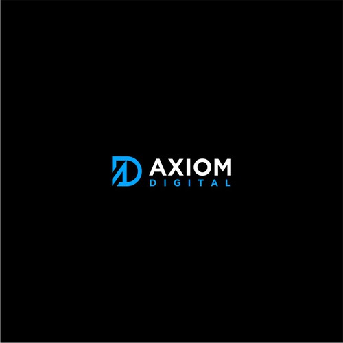 axiom digital logo design Design by MarJoe