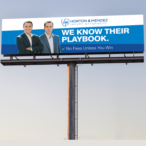 Personal Injury Lawyer Billboard Design Showdown! Design by Kosmos Creatives