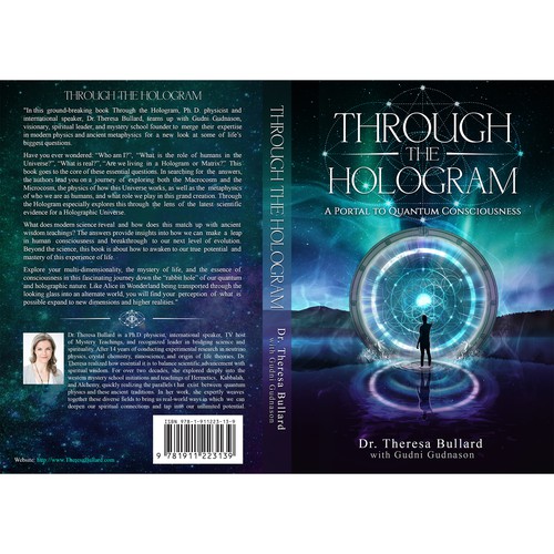 Futuristic Book Cover Design for Science & Spirituality Genre Design by Broonson