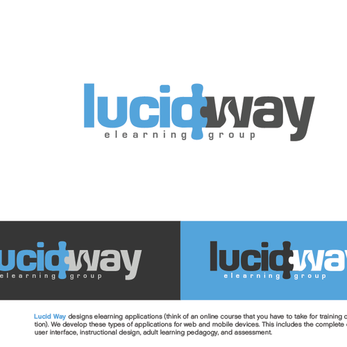 New Logo Needed for Lucid Way E-Learning Company Diseño de ganiyya