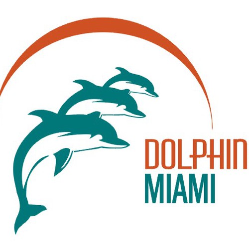 99designs community contest: Help the Miami Dolphins NFL team re-design its logo! Design by biss77