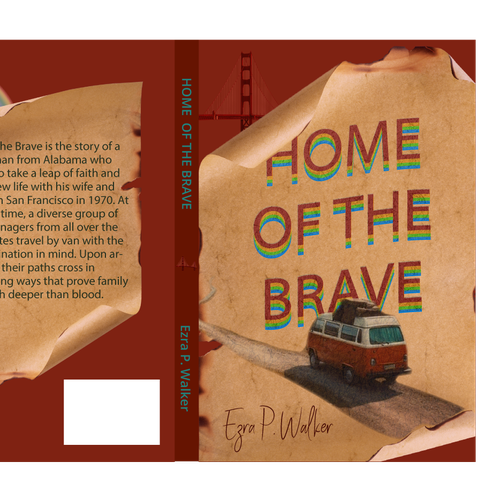 70s themed queer book cover Design by DunyaDesign