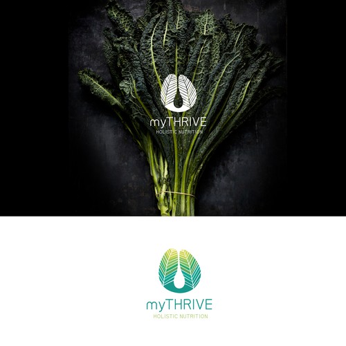 Logo design for myTHRIVE, holistic nutritionists Design by tetrimistipurelina