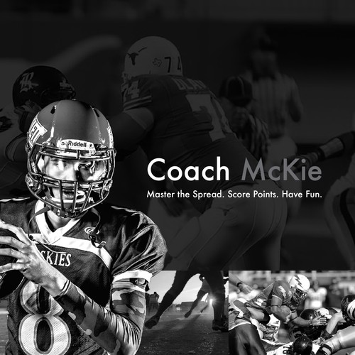 Create a YouTube Channel Banner for a growing American Football YouTube