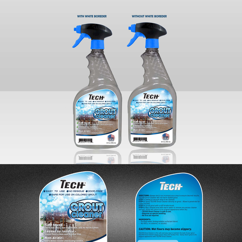 Best and Safest cleaner for Grout needs a look to match Design by ganess