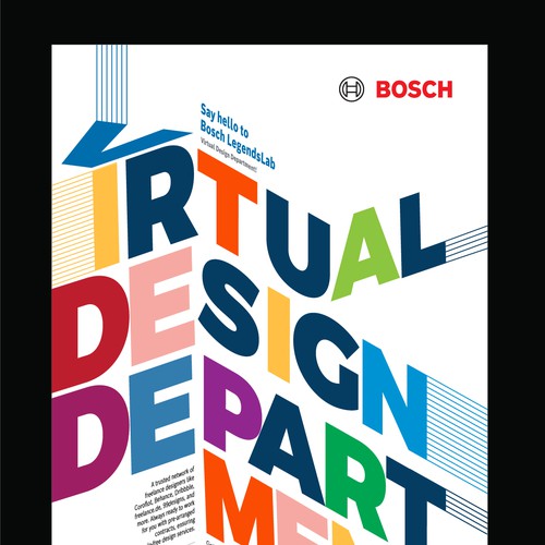 Flyer design for BOSCH; progressive service offering Design by Muhammad Shahrooz